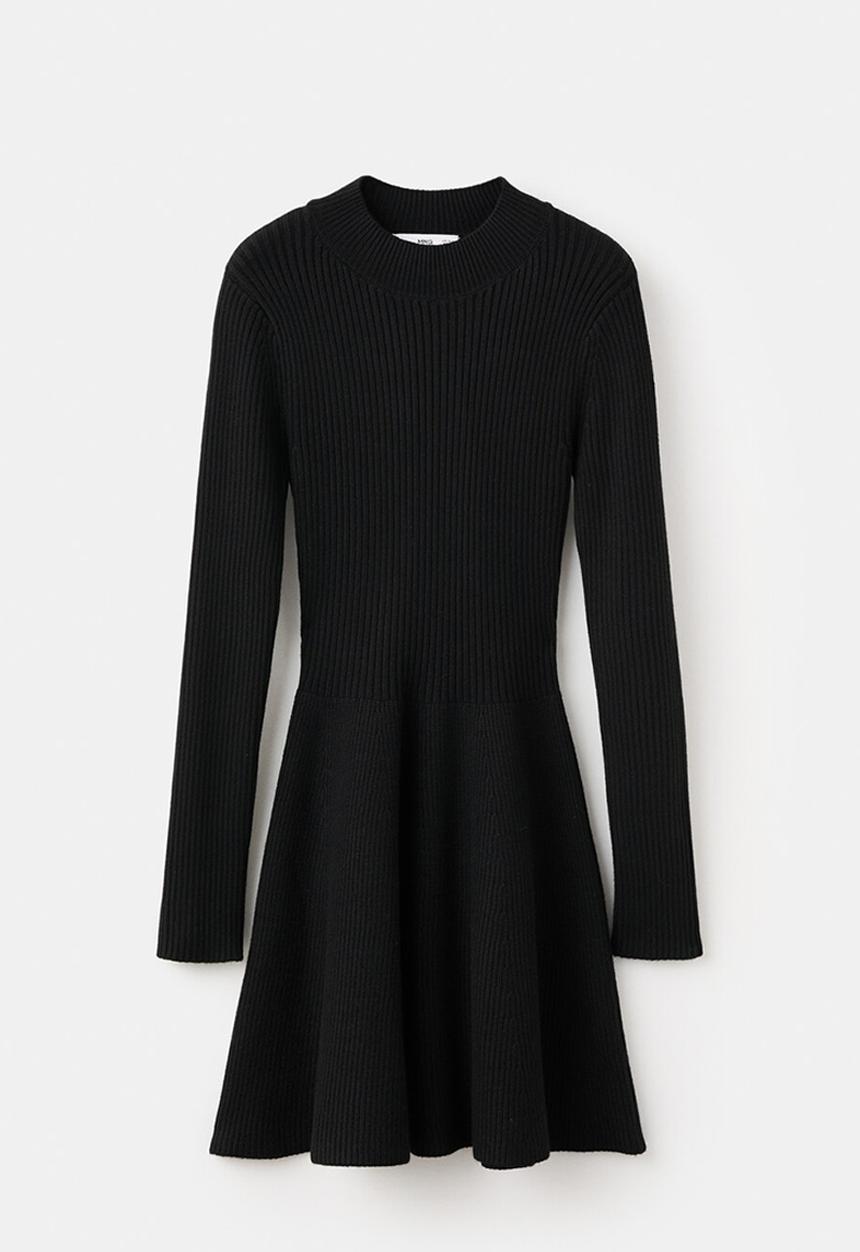MANGO - Dress peplum - black
