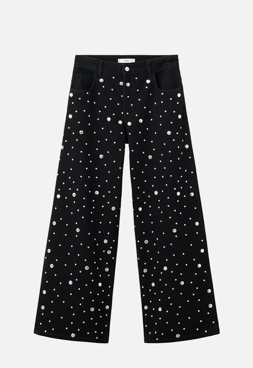 MANGO - Jeans elina - open gray