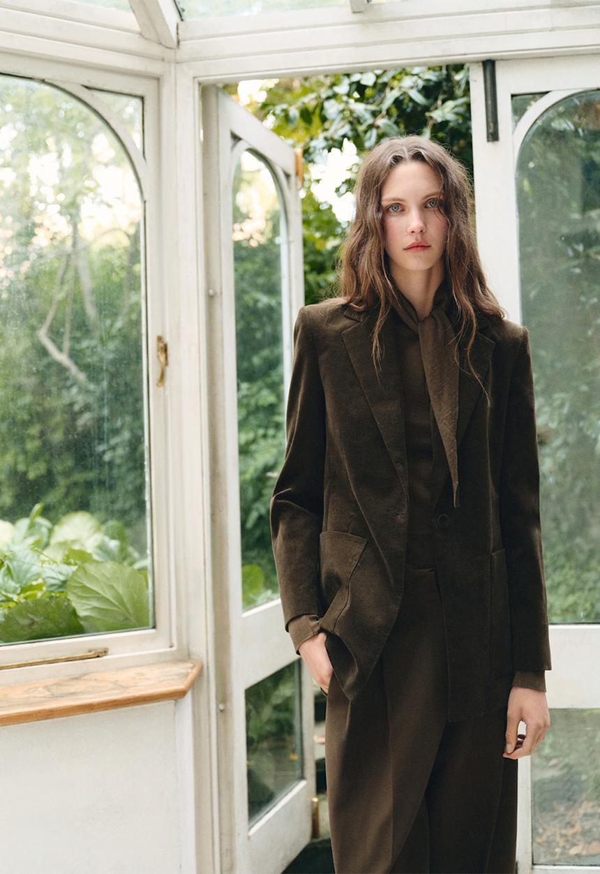 MANGO - Blazer dany - khaki