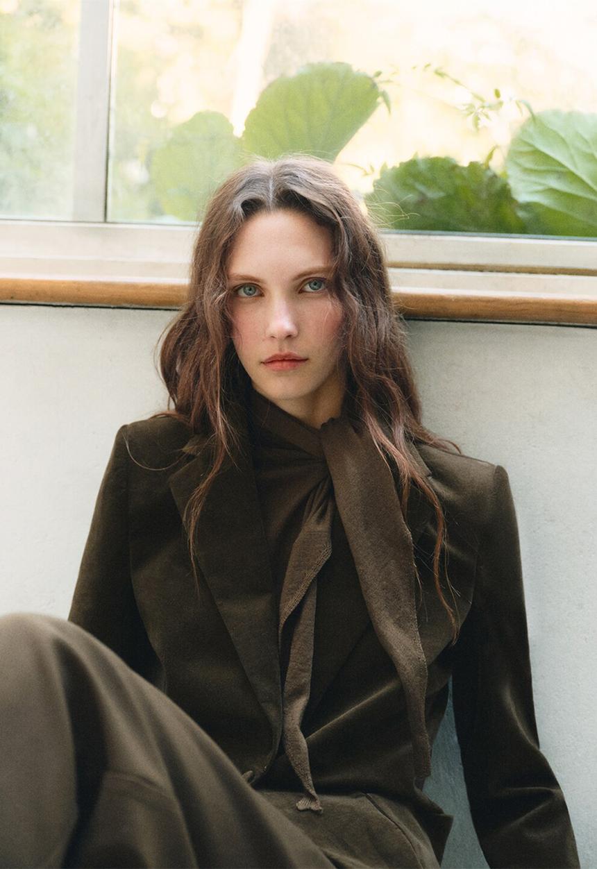 MANGO - Blazer dany - khaki