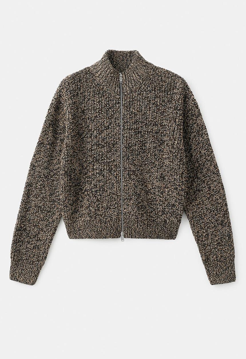 MANGO - Cardigan salty - dark brown