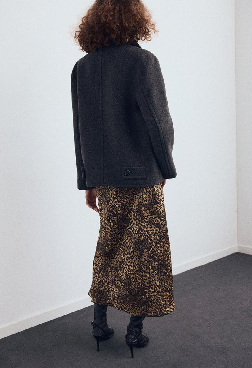 MANGO - Skirt piedra - brown