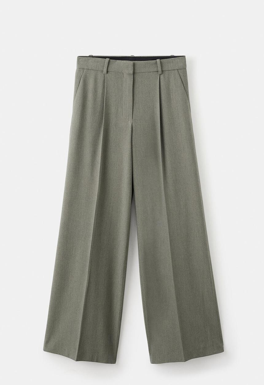 MANGO - Trousers napoli - green