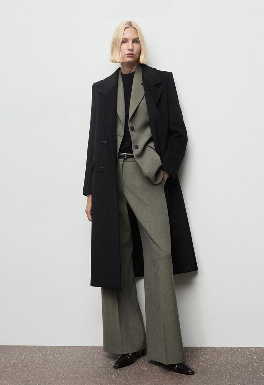 MANGO - Trousers napoli - green
