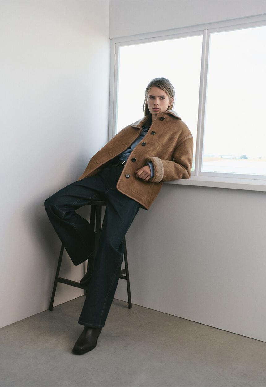 Coat dune - medium brown
