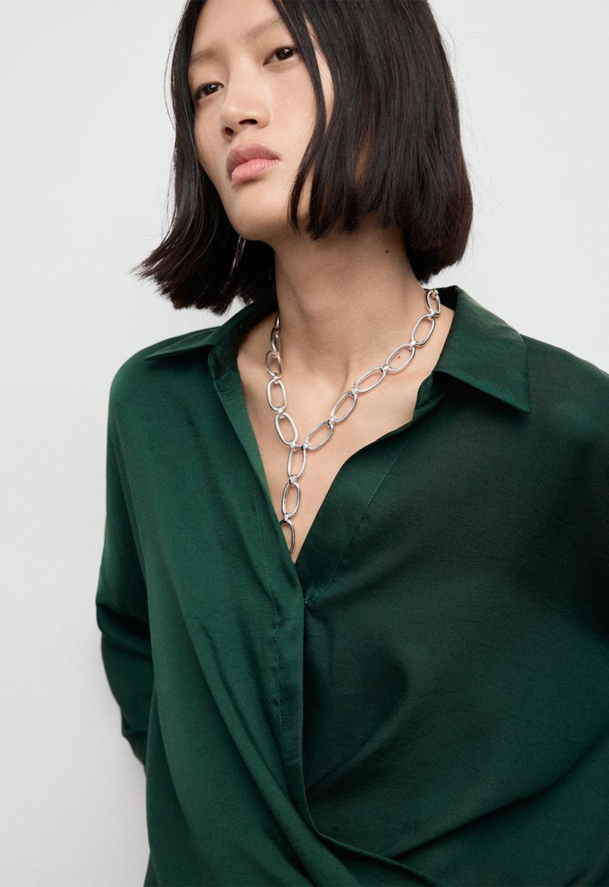 MANGO - Shirt mara - bright green