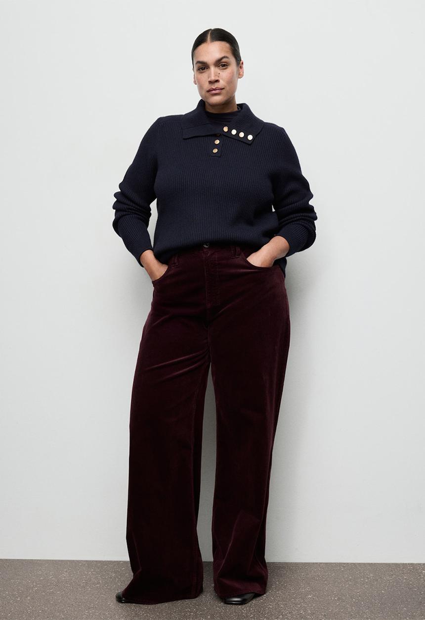 MANGO - Jeans carmenp - dark red