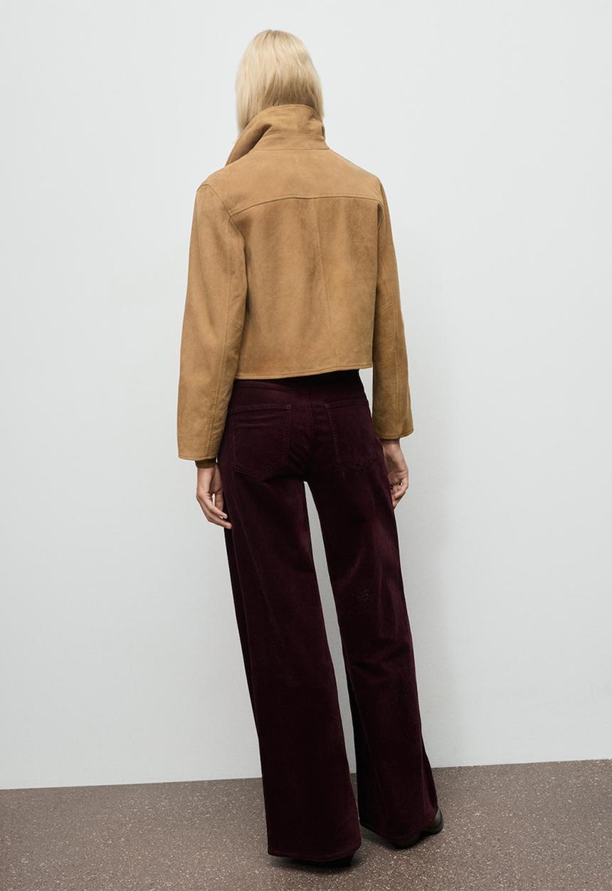 MANGO - Jeans carmenp - dark red