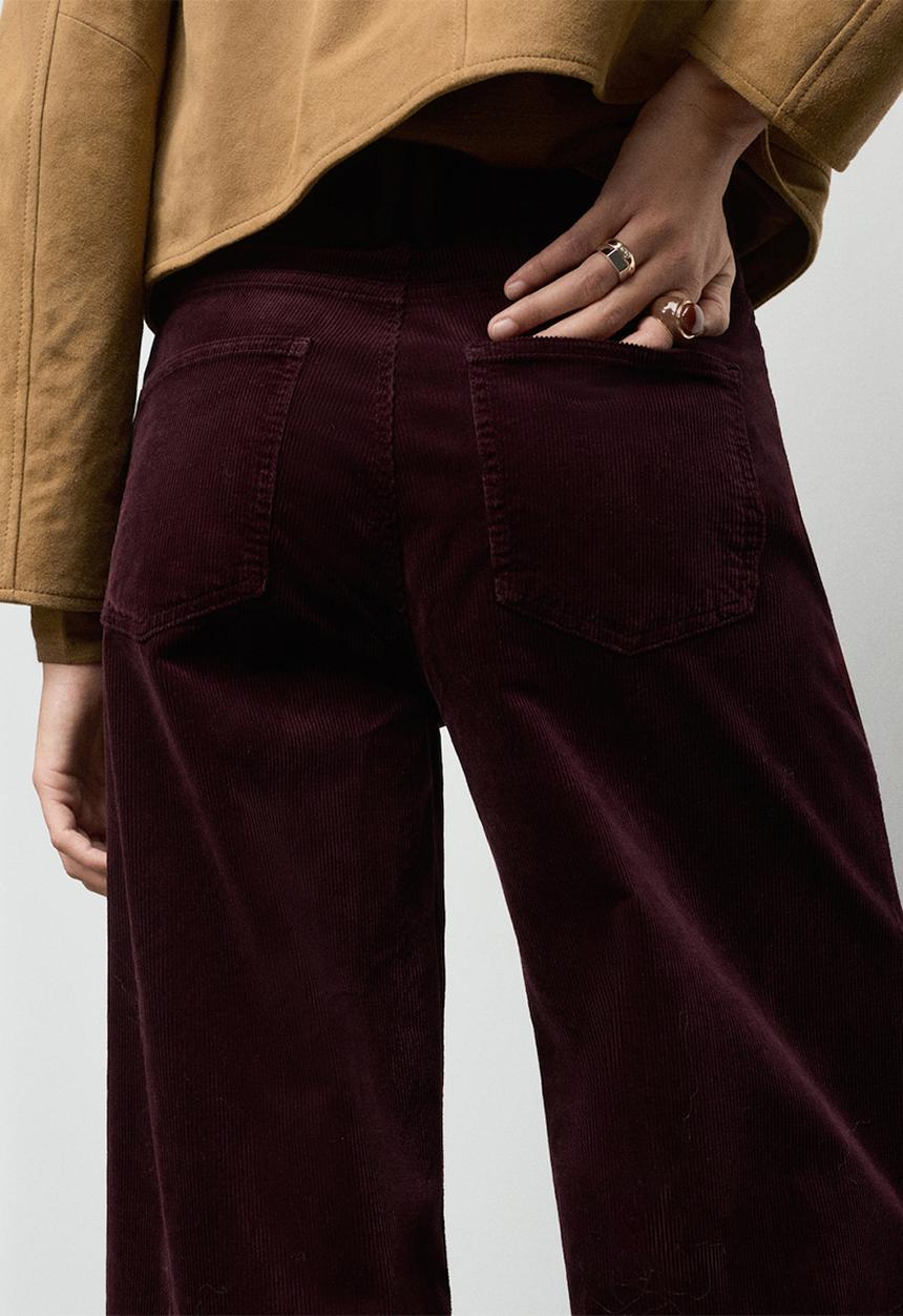 MANGO - Jeans carmenp - dark red