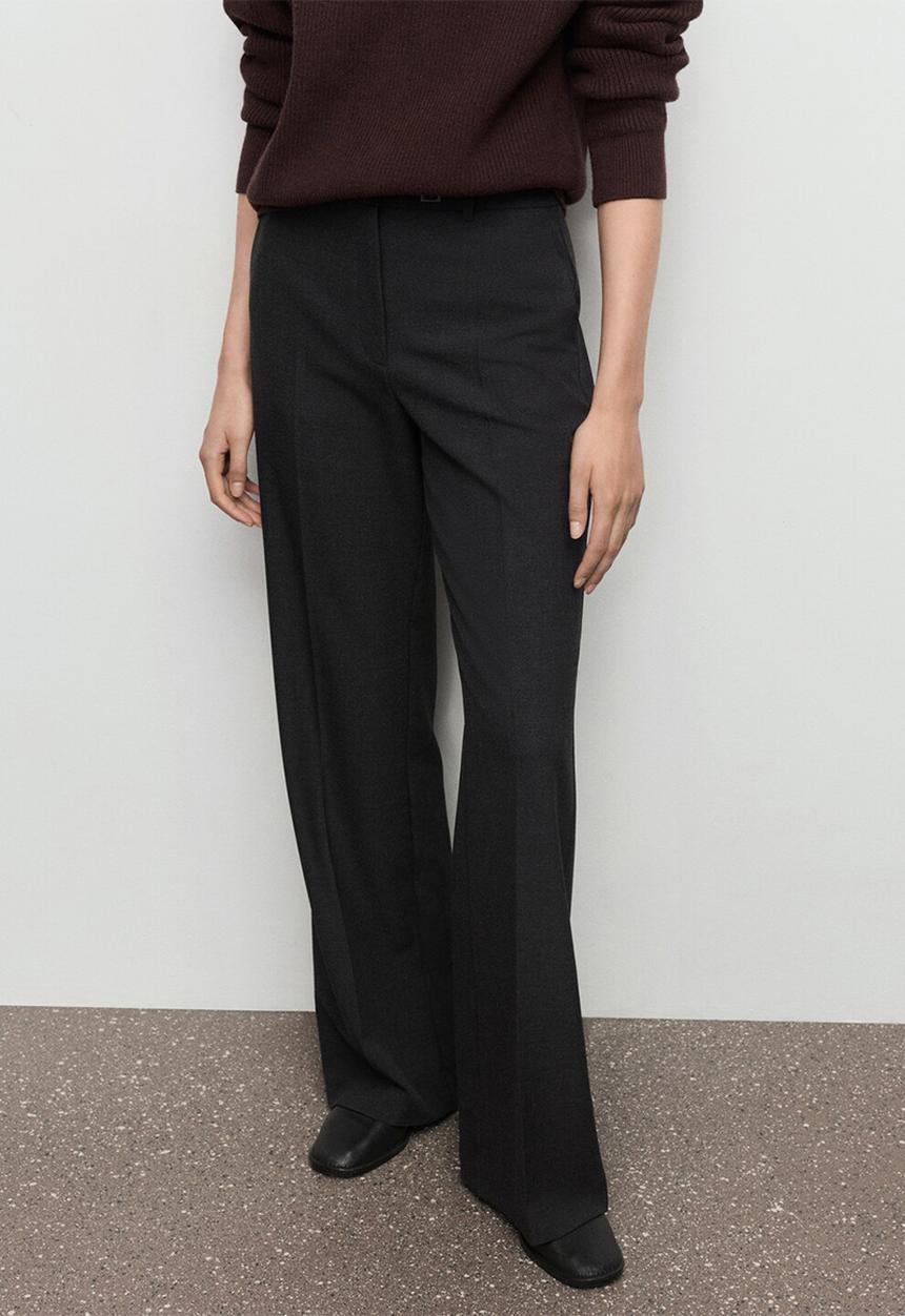 MANGO - Trousers carlota - gray