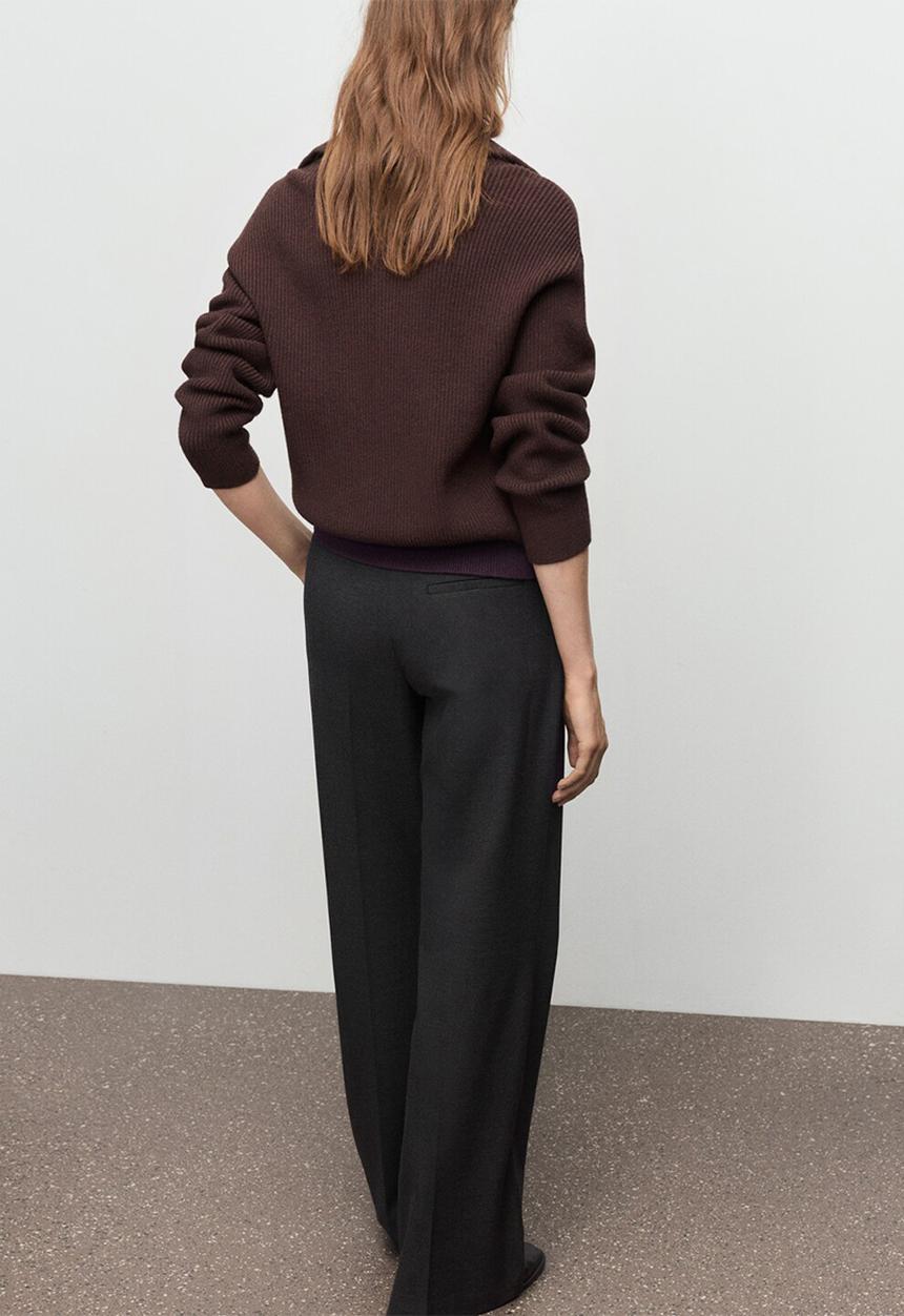 MANGO - Trousers carlota - gray