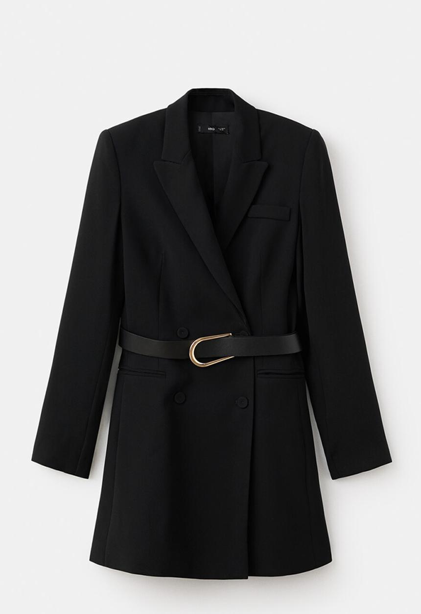 MANGO - Dress loida - black