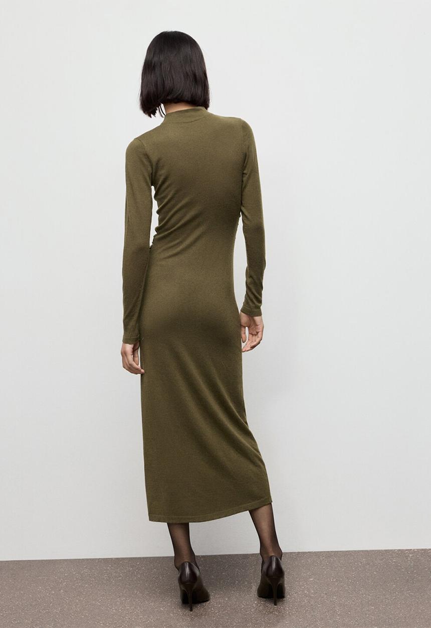 MANGO - Dress brat - beige/khaki
