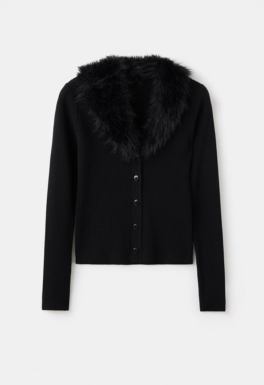 MANGO - Cardigan maddie - black