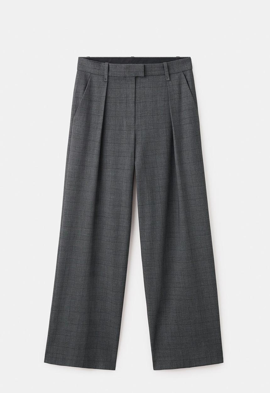 MANGO - Trousers teriyaki - gray