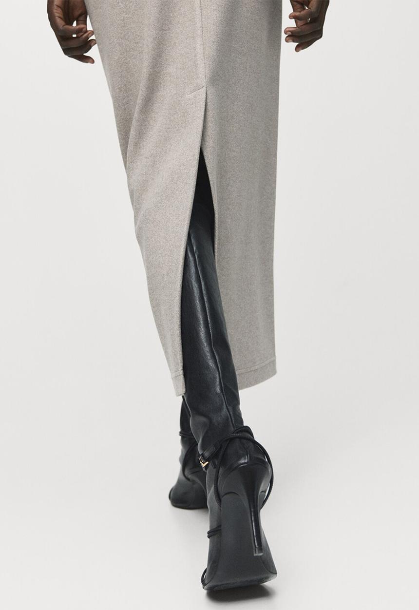 MANGO - Skirt ancona - medium brown