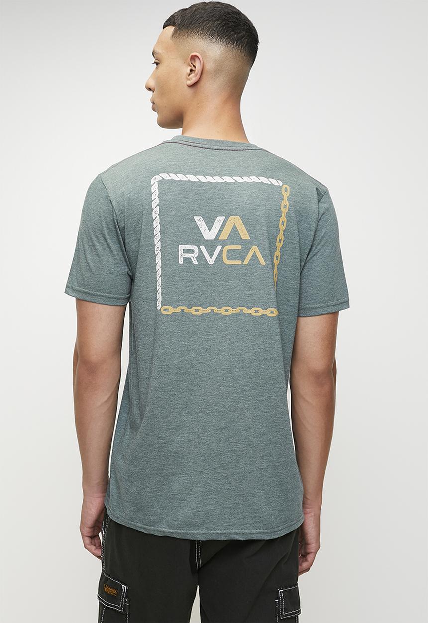 RVCA - Bonded Ss Red Stitch - Duck Blue
