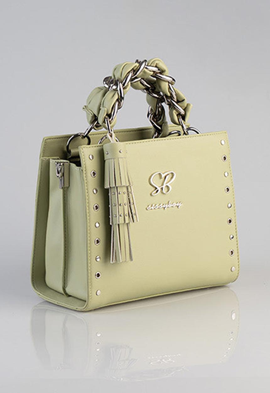 SISSY BOY - Jane tote bag - green