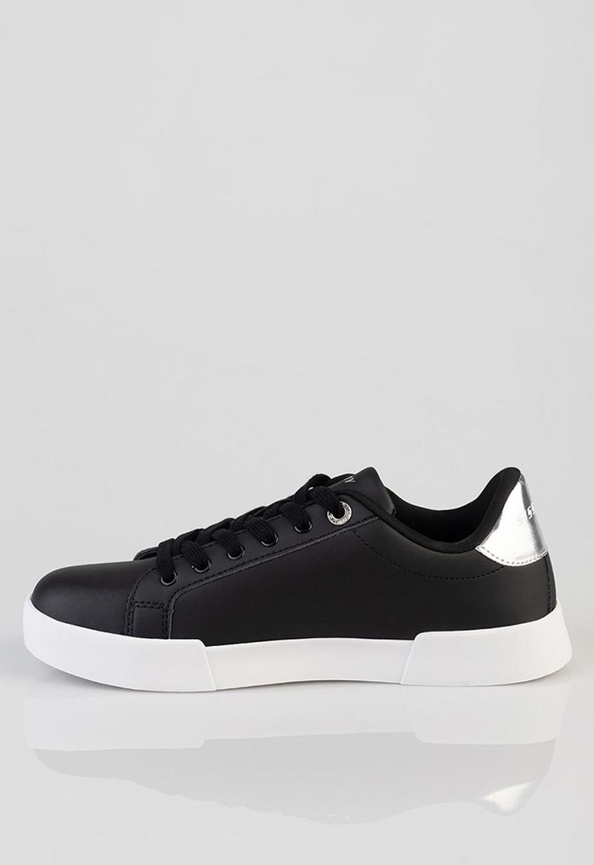 SISSY BOY - Branded sneaker - black & silver