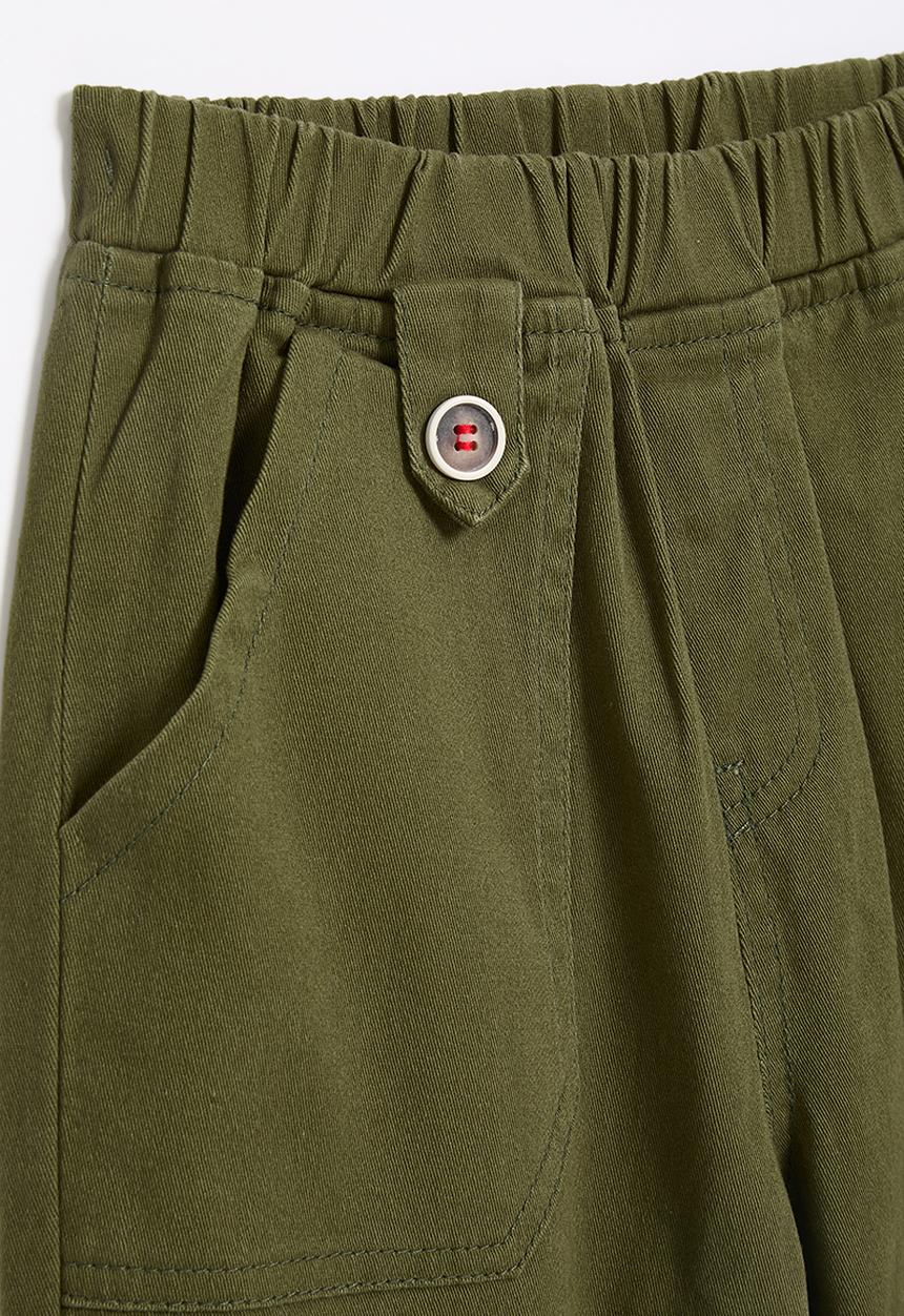 Pop Candy - Elasticated waist pants - green