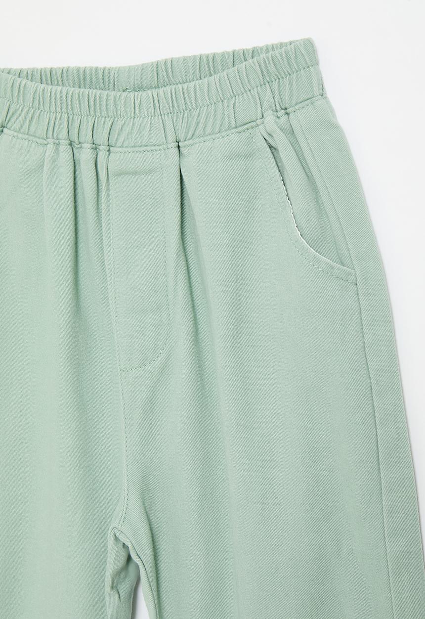 Pop Candy - Elasticated waist pants - calm green