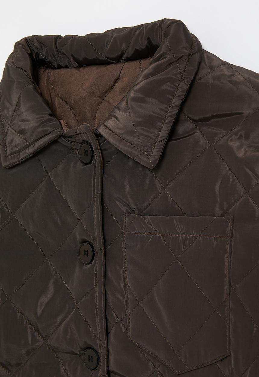 Pop Candy - Quilted jacket - dark brown