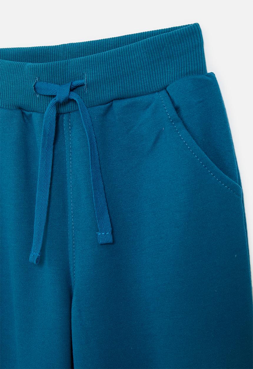 Pop Candy - Plain jogger - deep aqua