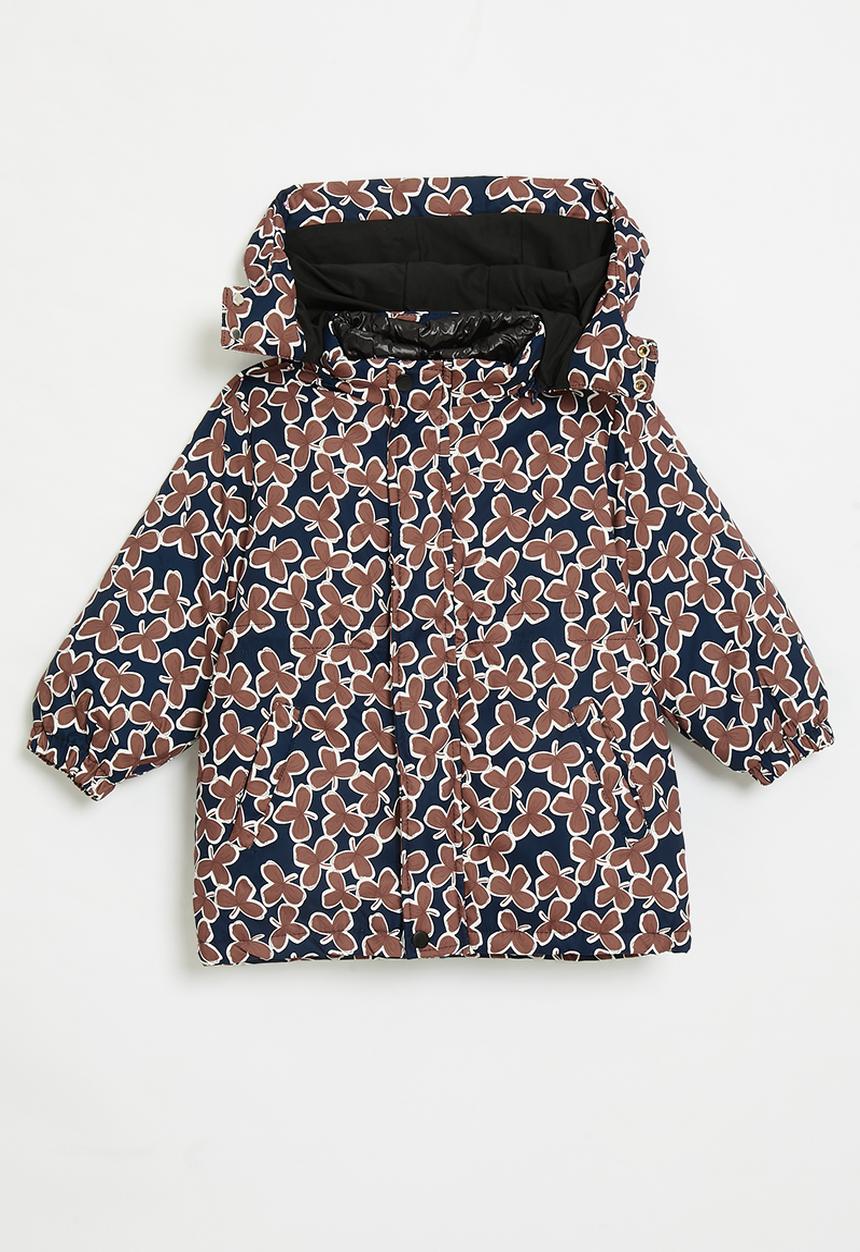 Pop Candy - Irreversible puffer jacket - floral aop/black
