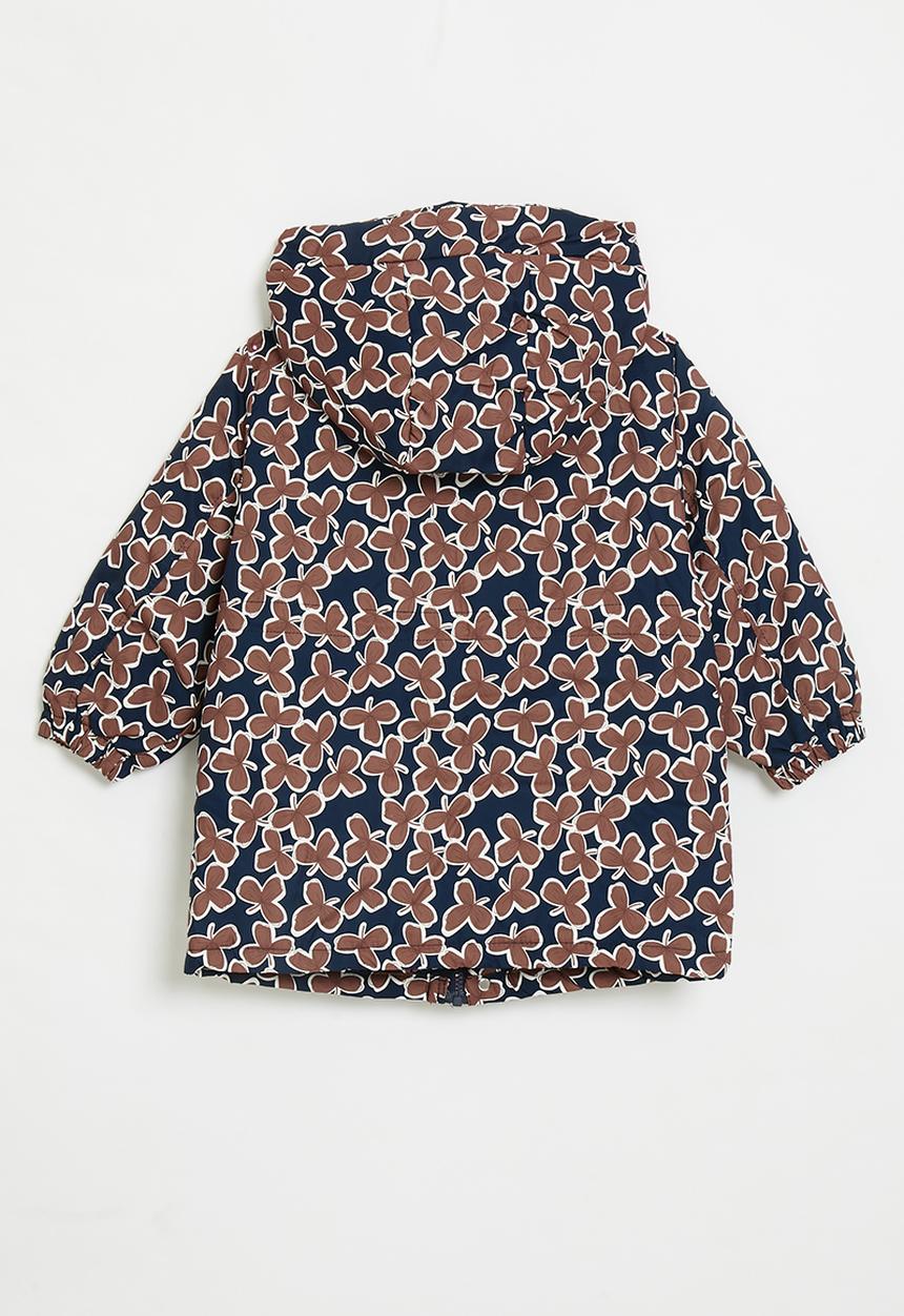 Pop Candy - Irreversible puffer jacket - floral aop/black