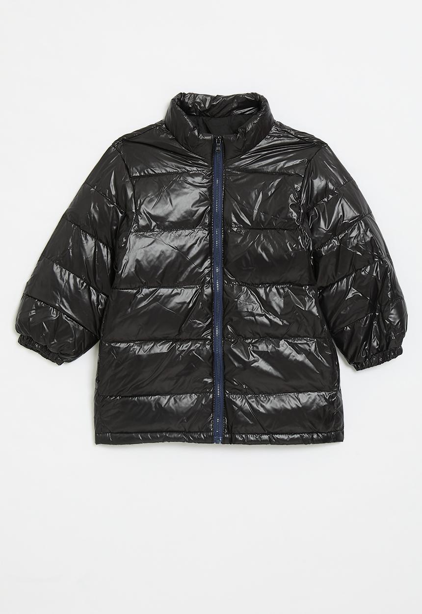 Pop Candy - Irreversible puffer jacket - floral aop/black