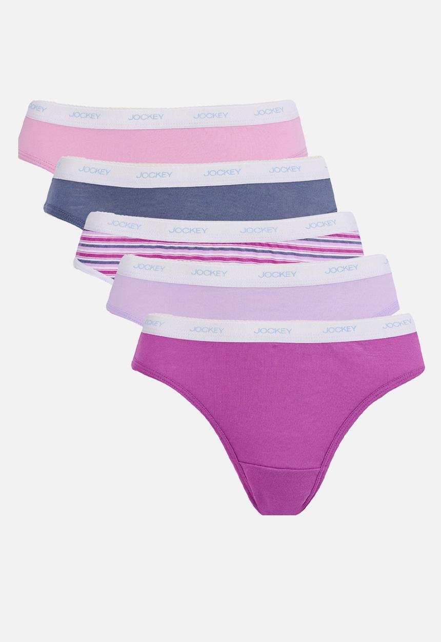 Jockey - 5 pk printed bikini - bright