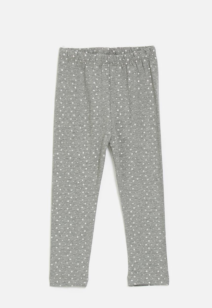 Pop Candy - Printed leggings - grey/silver sparkles