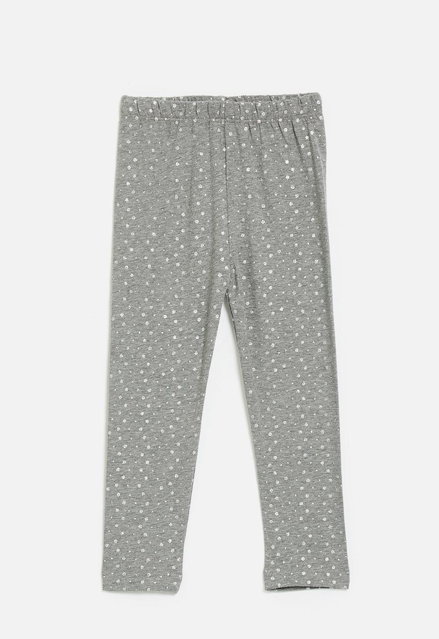 Pop Candy - Printed leggings - grey/silver sparkles