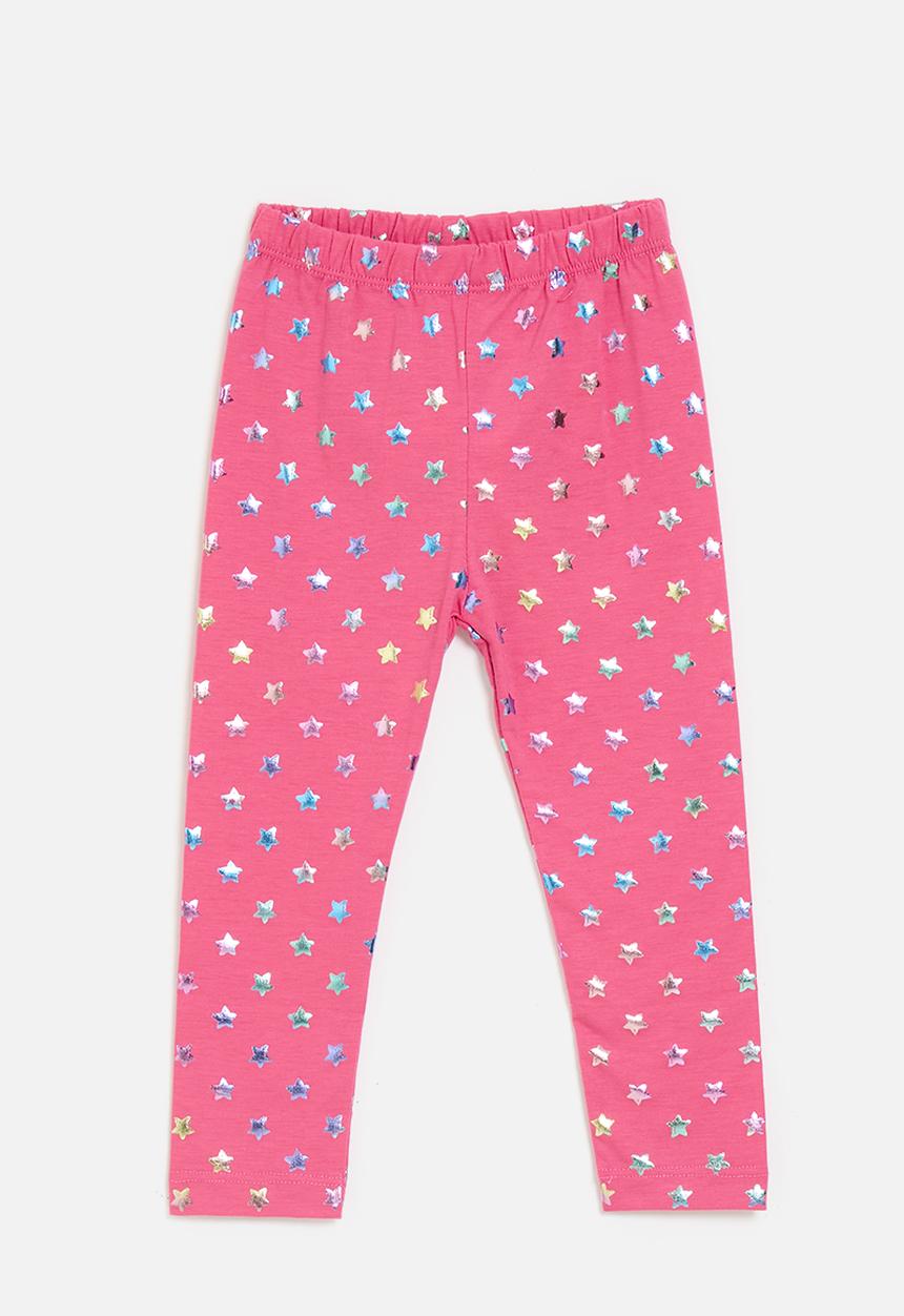 Pop Candy - Printed leggings - deep pink/stars