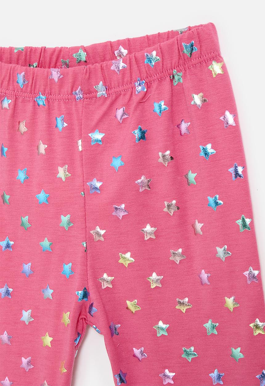 Pop Candy - Printed leggings - deep pink/stars