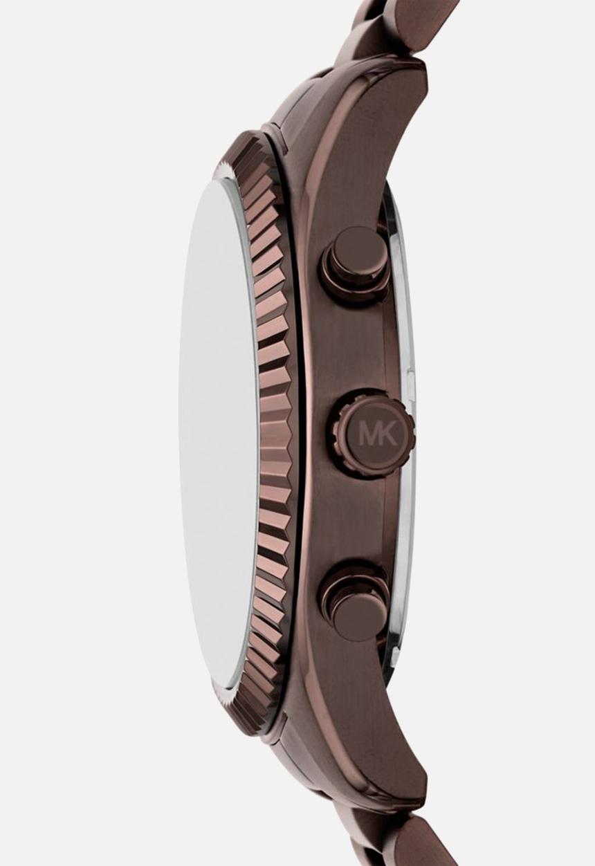 Michael Kors - Lexington Chronograph Stainless Steel Watch - Brown