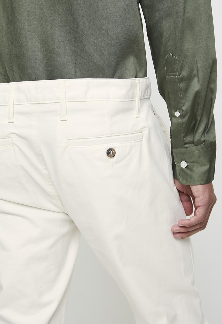 POLO - VENICE  ESSENTIAL SLIM LEG trouser - WHITE