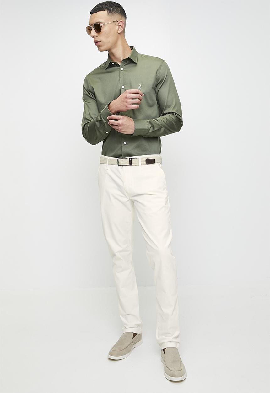 POLO - VENICE  ESSENTIAL SLIM LEG trouser - WHITE
