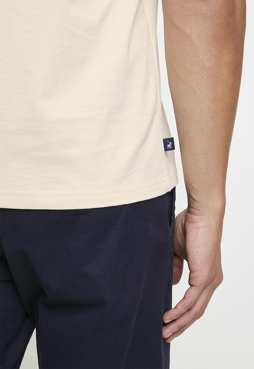 POLO - DALTON Crew Neck Cuffed Ss T-Shirt - Neutral