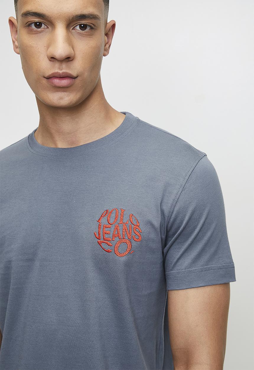 POLO - CHICO PJC Ss Circular Logo Tee - Blue