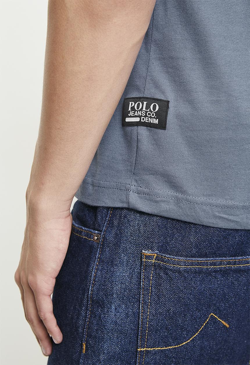 POLO - CHICO PJC Ss Circular Logo Tee - Blue