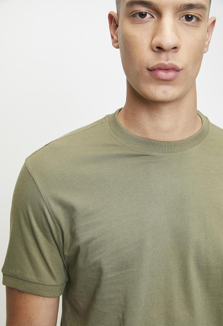 POLO - SIYABONGA  PJC SS SIDE LOGO TEE - OLIVE
