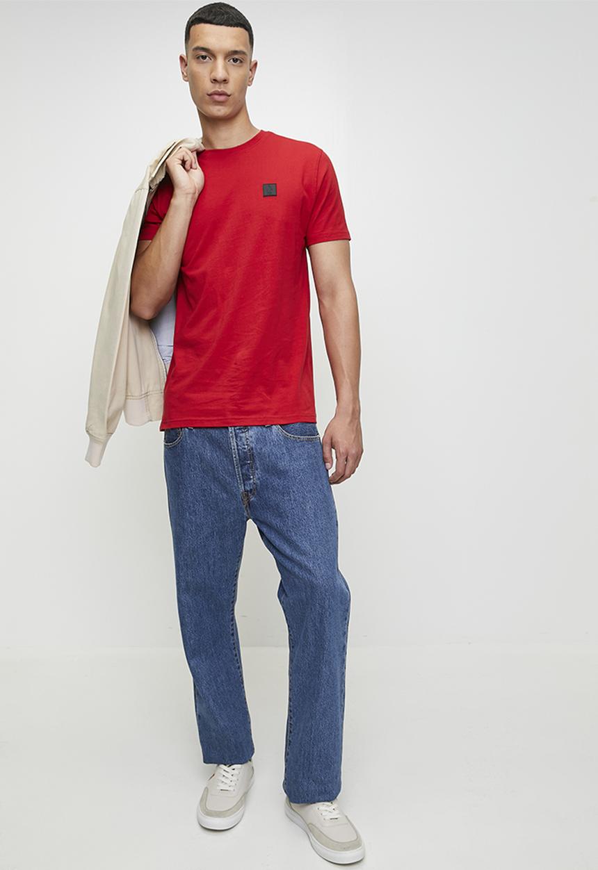 POLO - JENSON  SPORT SS TEE - RED
