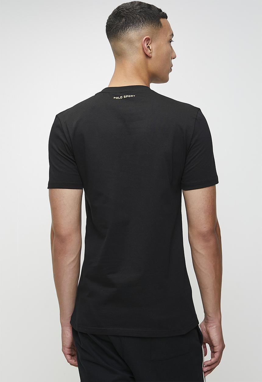 POLO - RAKIM  SPORT SS GRADIENT TEE  - BLACK
