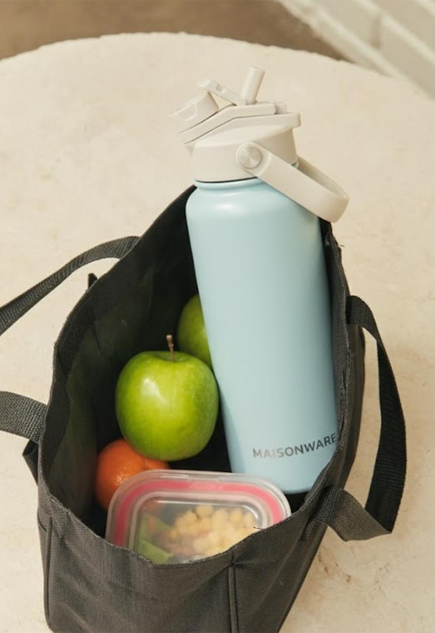 Maisonware - Dual sip water bottle - Blue