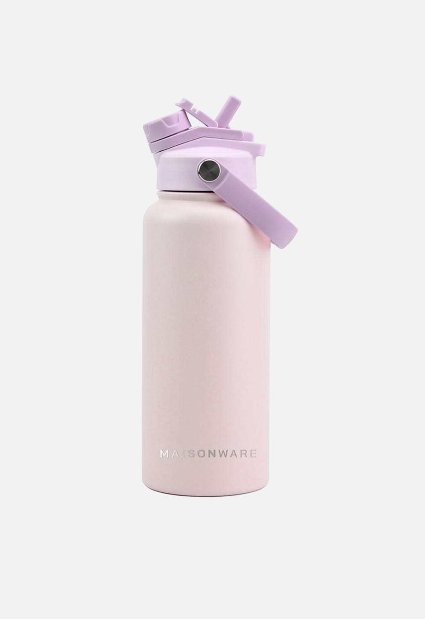 Maisonware - Dual sip water bottle - Pink