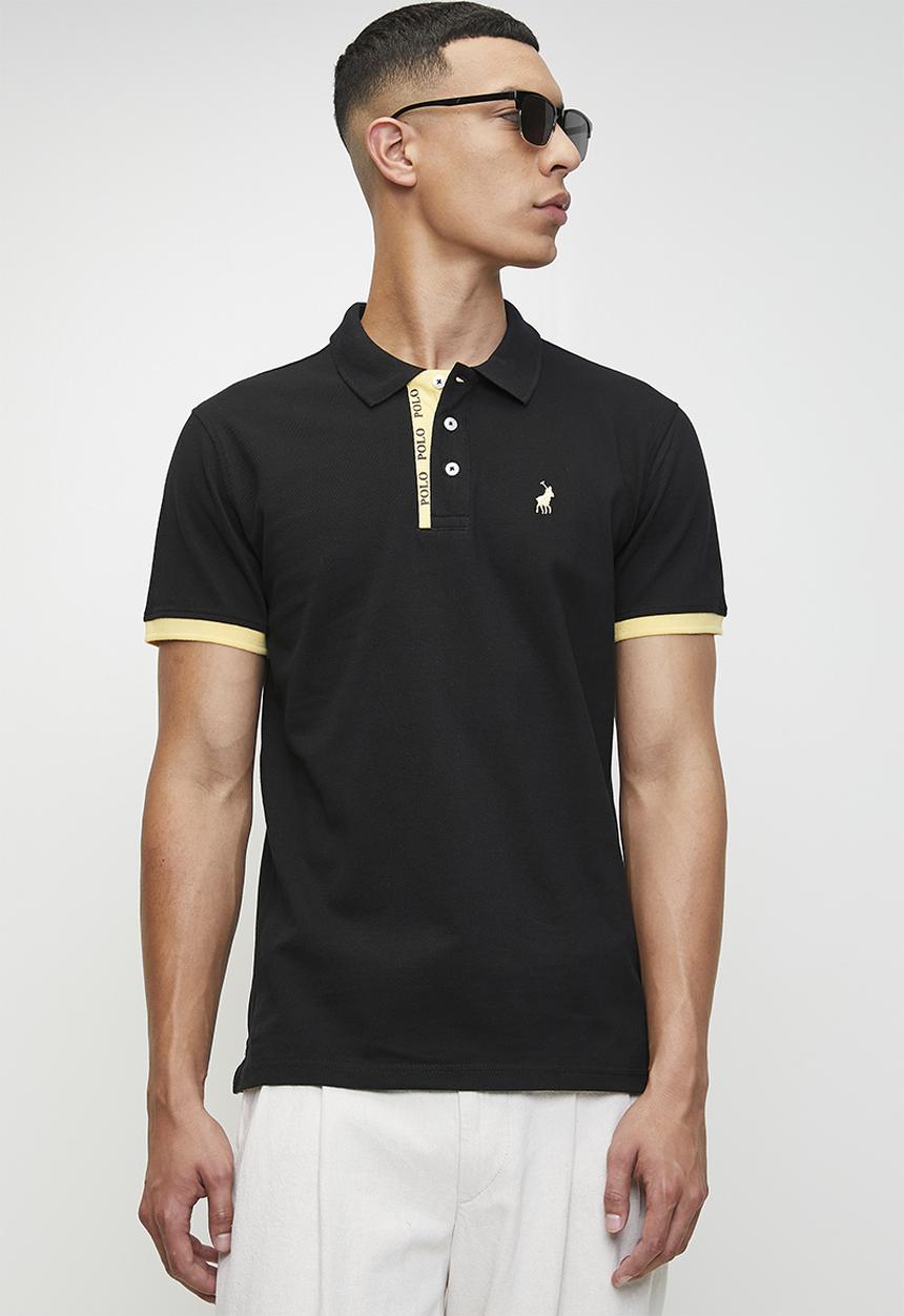 POLO - ELVIN HD Logo Ss Golfer - Black