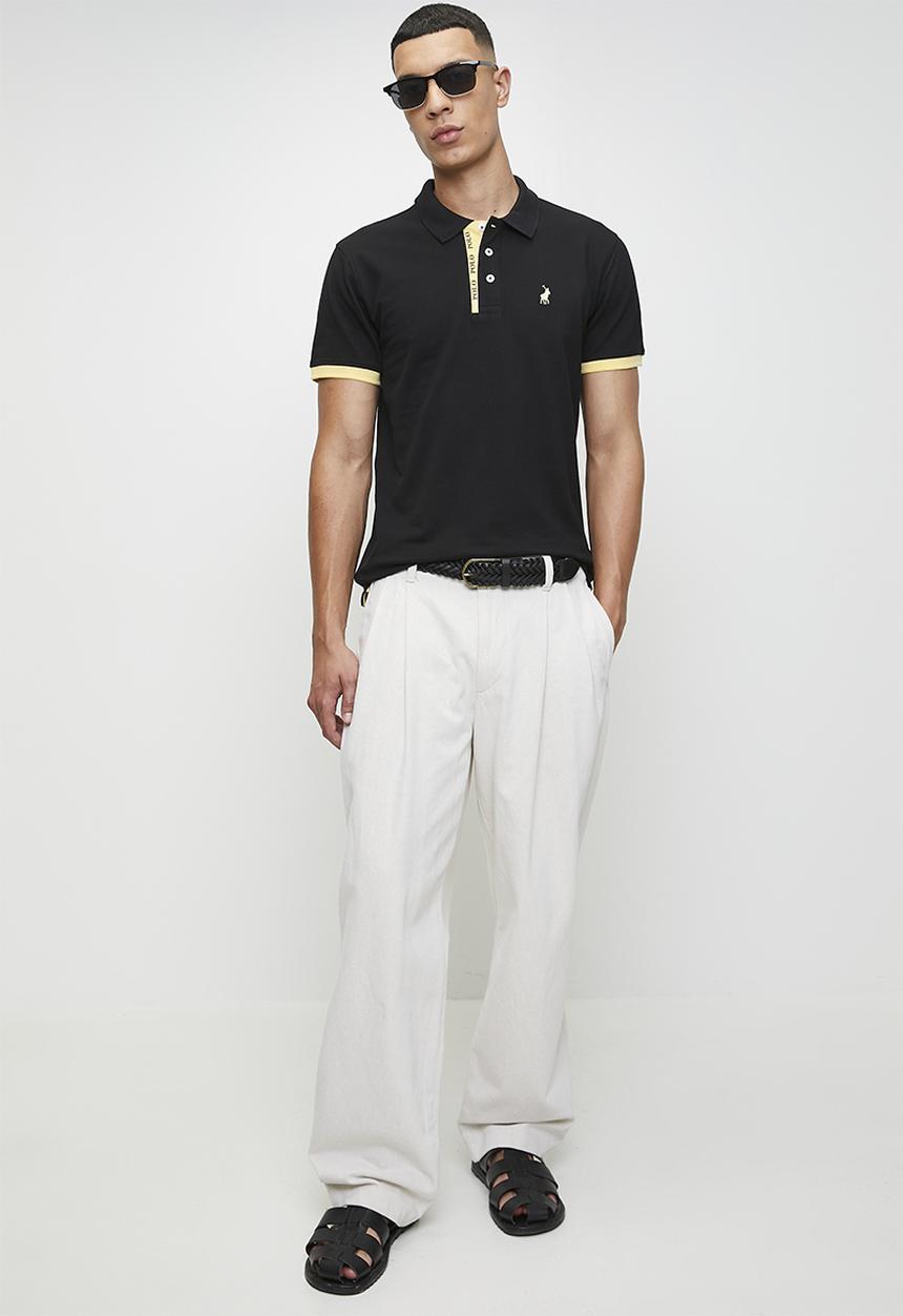 POLO - ELVIN HD Logo Ss Golfer - Black