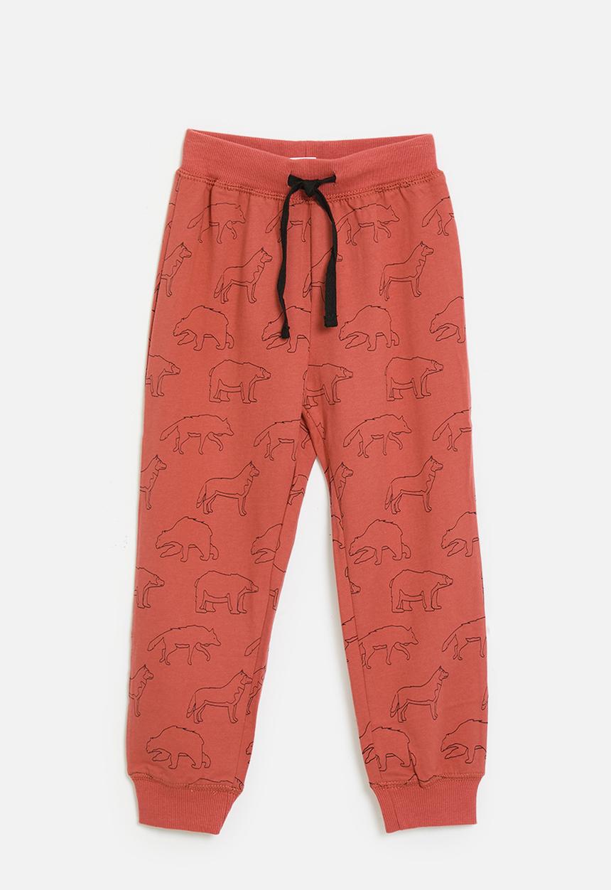 Pop Candy - Joggers - flame red/dinos