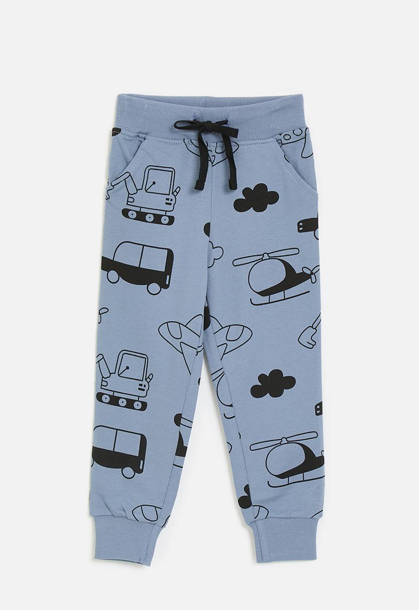 Pop Candy - All-over printed jogger - light steel blue